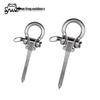 Stainless Steel Heavy Duty Swing Hooks for Porch Hammock, Punching Bag, or Yoga Chair.