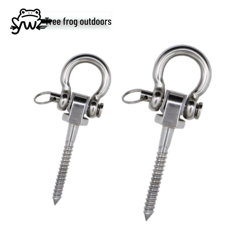 Stainless Steel Heavy Duty Swing Hooks for Porch Hammock, Punching Bag, or Yoga Chair.