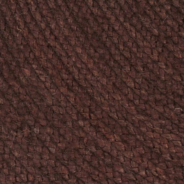 Tapis - vidaXL - Jute Rond 180 cm - Marron - Fait à la main - Naturel