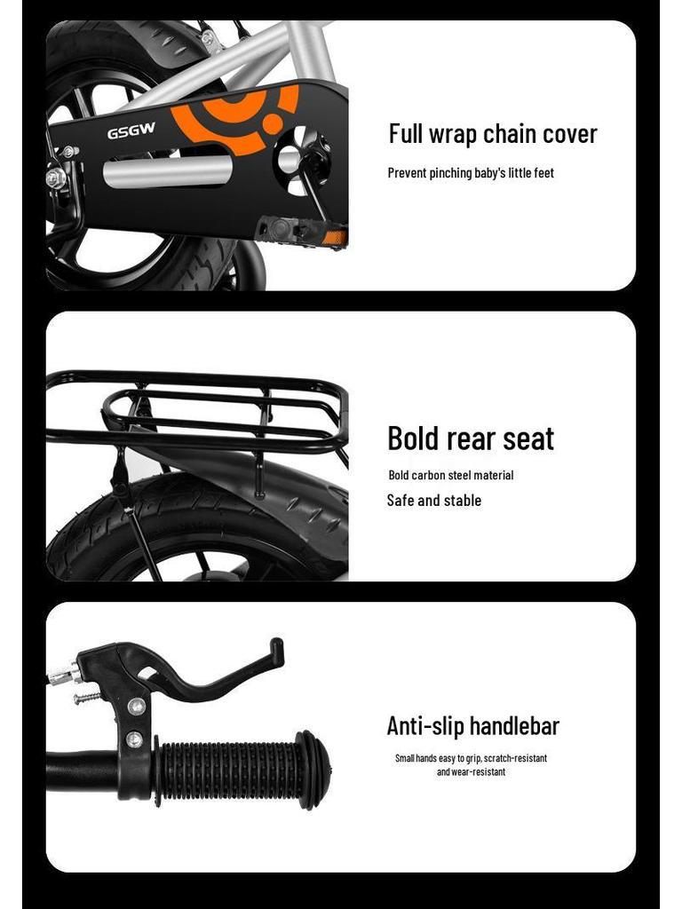 Dětské kolo pro věk 3-9 let - Chlapecké a dívčí šlapací kolo