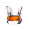 2pcs/1pcs Coffee Cups Glasses 170ml Square Glass Containers for Foodglass Cups Spiral Shape Transparent Drinkware Wine Glasses