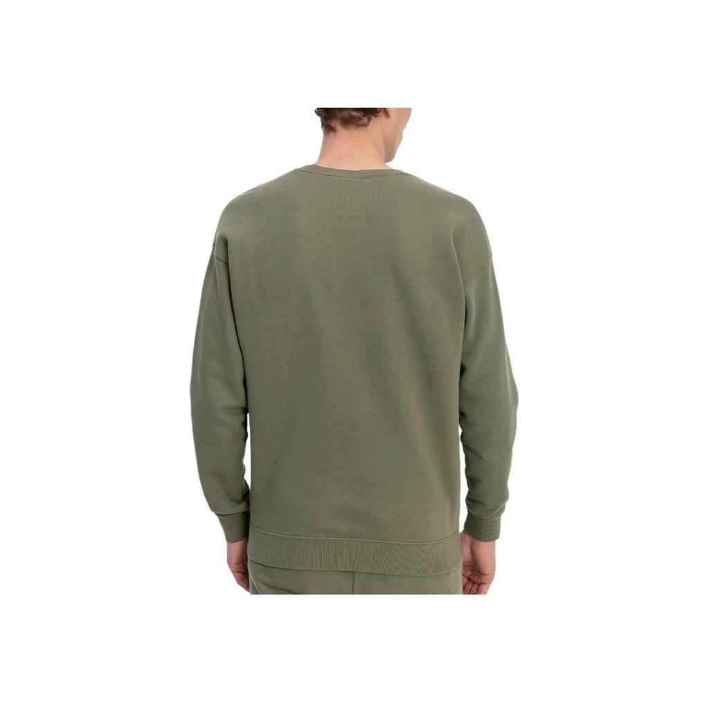 Puma Letter Print Crew Neck Sweatshirt Men Tops Teal 596848-46