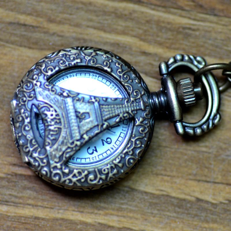 Retro Pocket Watch Men's and Women's Necklace Watch