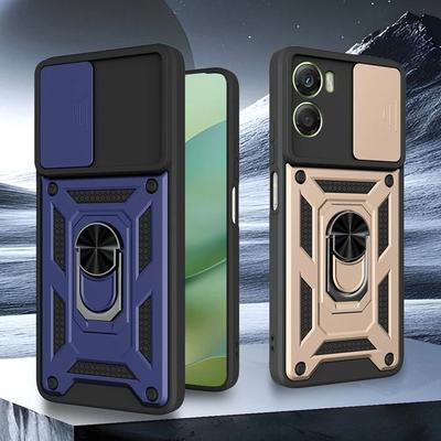 Für Motorola Moto G06 4G Hülle Stoßfest Panzer Ringhalter Hüllen Für Moto G06 G 06 MotoG06 4G Schiebeobjektiv Schutzhülle