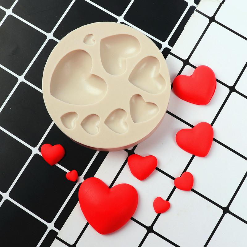 Lip Heart LOVE Shape Silicone Mold Valentine's Day Cookie Cupcake Chocolate Baking Mold Fondant Cake Decorating Tools