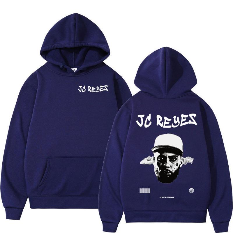 Rapper Jc Reyes Hoodies Men's Women Clothing Fashion Hip Hop Pullovers Casual Fleece Oversized Long Sleeves Hooded Sweatshirts