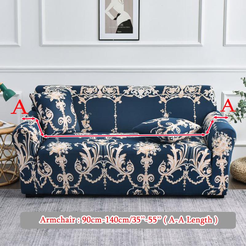 1 шт. чехол для углового дивана, эластичный, полный, пылезащитный чехол для L-образного секционного дивана, подходит для домашних животных 1 seater темно-синий