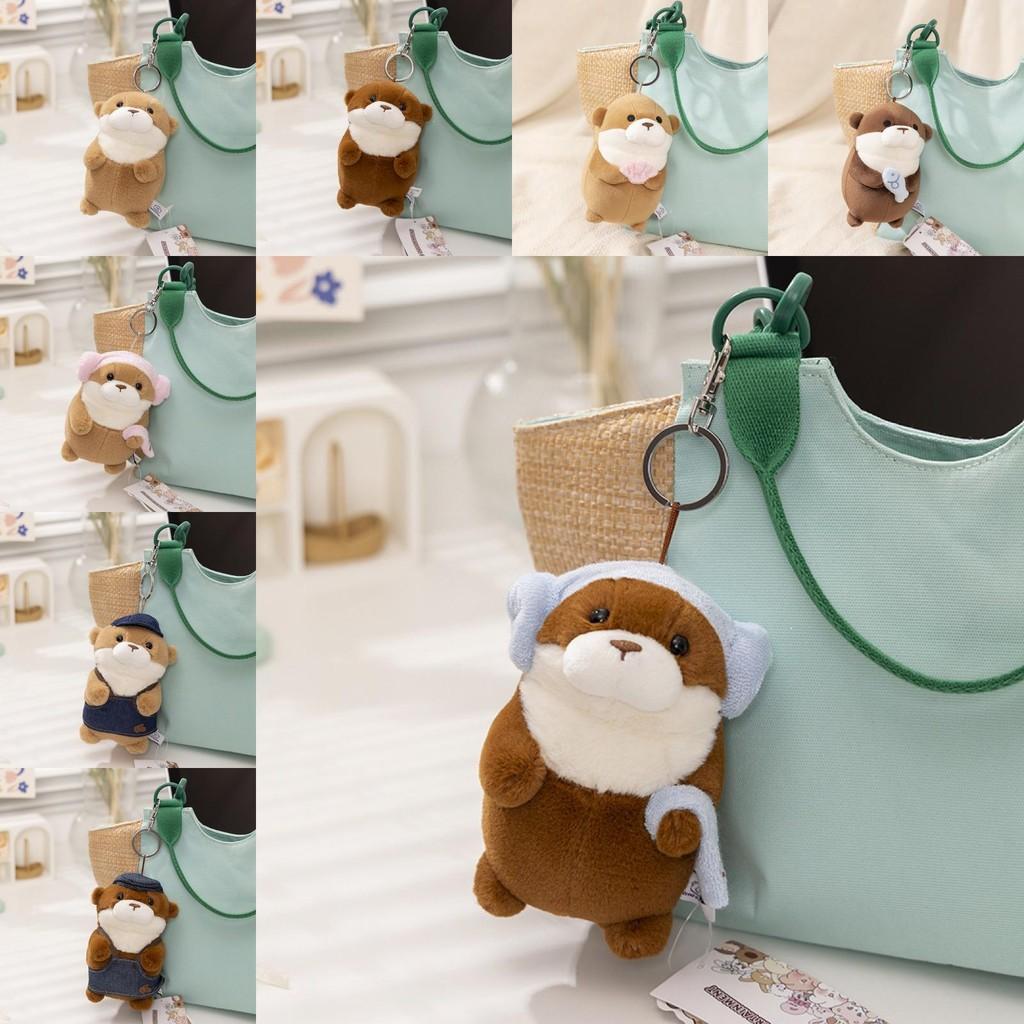 Adorable Ussou Sauce Water Otter Plush Keychain Doll Super Soft Comfort Toy Gift
