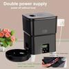 Automatic Pet Feeder, 2L Timed Pet Dry Food Dispenser for Cats & Dogs, Programmable Portion Control, Dual Power Supply.