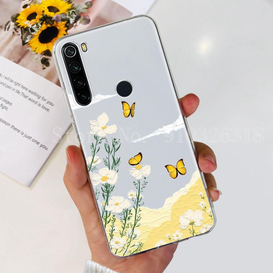 For Xiaomi Redmi Note 8 Case Redmi Note 8T Clear Silicone Soft Slim Phone Case For Xiaomi Redmi Note 8 Pro Note8 Back Cover Capa