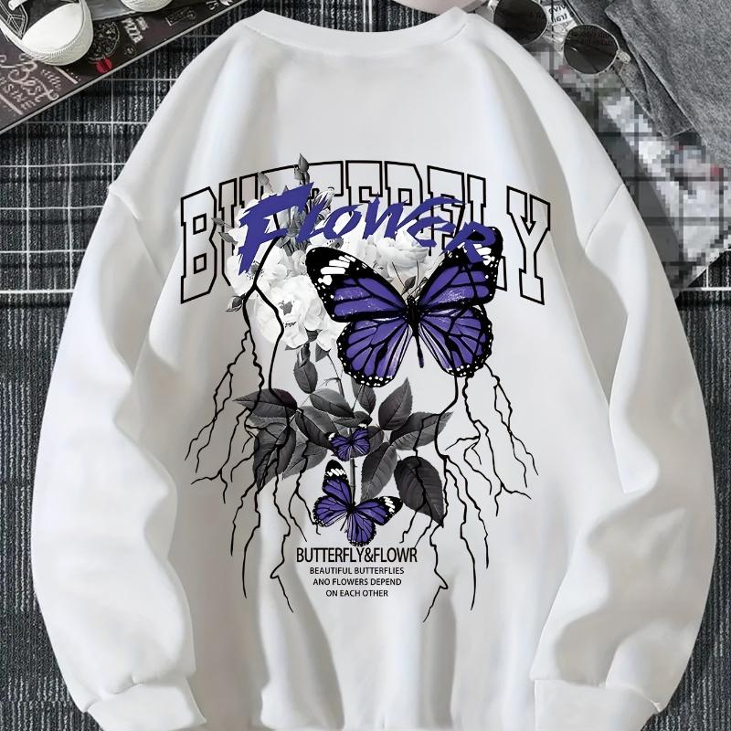 

Vintage Washed Crew Neck Sweatshirt, Cotton Blend, Retro XXL чёрный