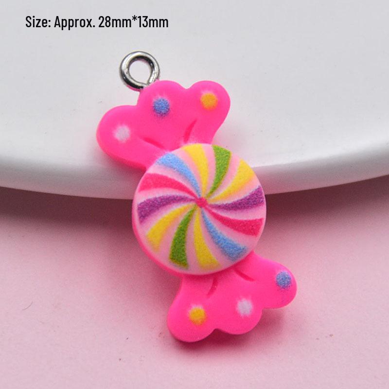 Cartoon Animal Resin Pendant: Cute Unicorn & Dinosaur Candy Bag Charms for DIY Jewelry