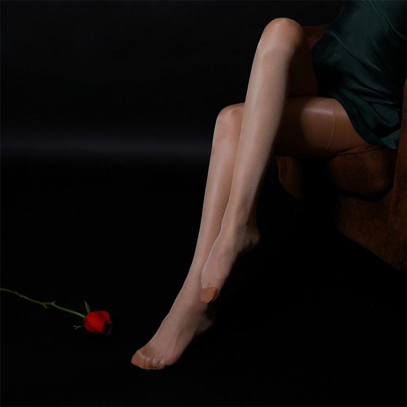Calze a coscia alta con polsino largo Estate Donna Trasparenti Non Elastiche Lunghe Calze a Rete per Pole Dance a Forma di Piede Calze Trasparenti