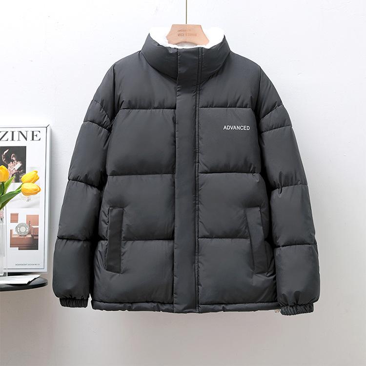 Women's 2026 Winter Cotton Coat with Fleece Lining and Three-Dimensional Pattern - Unisex Fashionable Warmth