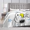 Snoopys Woodstock Fleece Throw Blankets Blankets for Bed Couch Warm Bedding Throws,
