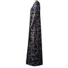 Women Dubai Arabian Floral Print Long Dress Muslim Dress Islamic Long Dress