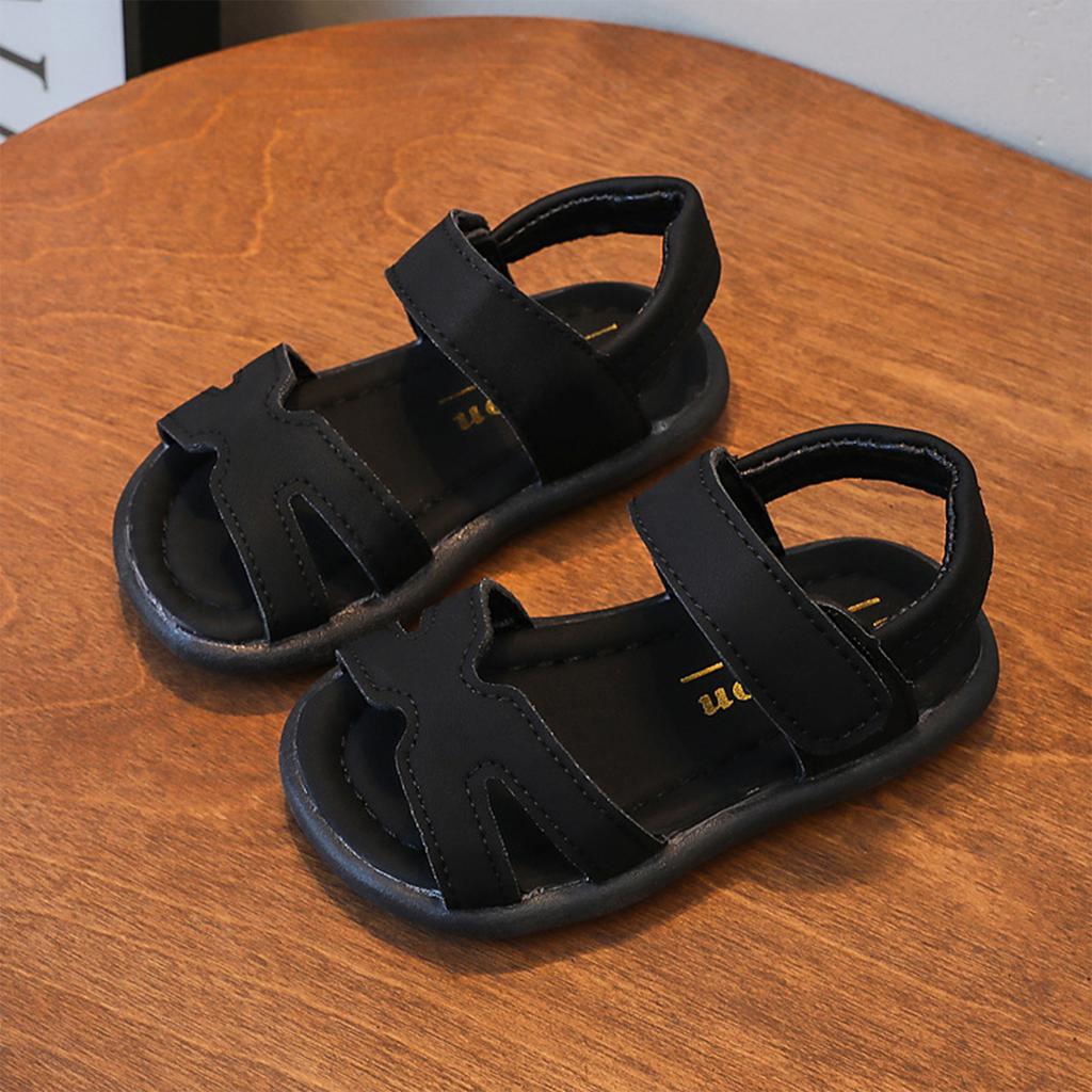 Girls Summer Sandals Adjustable Strap Open Toe Casual Beach Shoes Lightweight Breathable Design Soft Sole for Toddlers and Kids