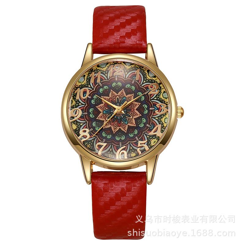 

Женские модные часы, часы с лучшим дизайном, женские кварцевые наручные часы, оригинальные цветы, женские подарки, часы красный