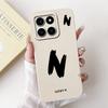 New Fashion Letter Phone Case For Honor X6a Plus HonorX6a Soft Silicone Shockproof Cover For Honor X6a X 6a Plus Cases Bumpers