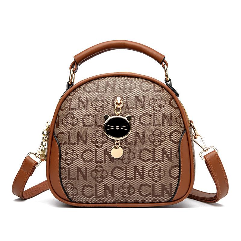 Women's bags New women's small round bags Small bags Large capacity fashion Apple versatile bags Single shoulder messenger bags Women