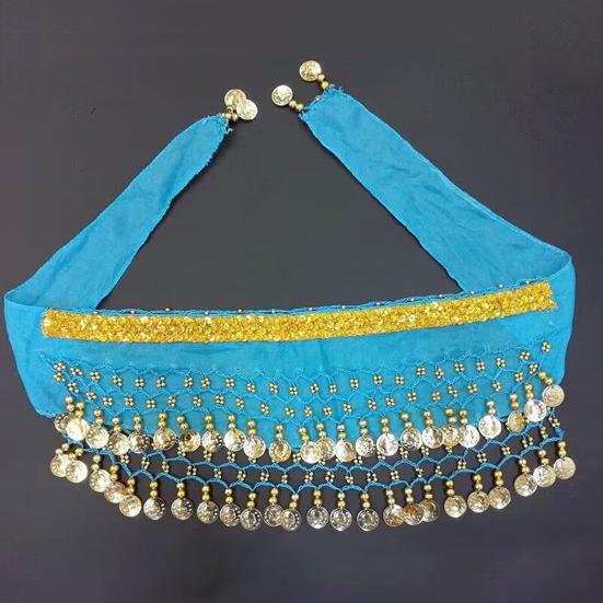 Dog Dance Costume Corgi Waist Chain Butt Curtain Clothes Pet Sequin Belly