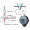 Portable 0 100HD Shore D Hardness Tester Meter Digital Durometer Scale for Rubber Tire Plastic Flooring with Large LCD