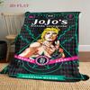 JoJo's Bizarre Adventure: Stardust Crusaders blanket Suitable for all seasons Soft and comfortable bedroom Digital printing Air conditioning blanket