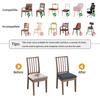 Elastic Chair Seat Covers Jacquard Washable Chair Cushion Cover Anti-Slip Seat Protector Chairs Case For Living Room Home El