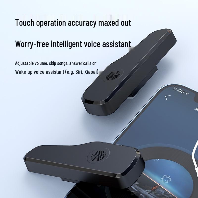 Clip-on Bluetooth Headset with Ultra-Long Battery and Touch Control