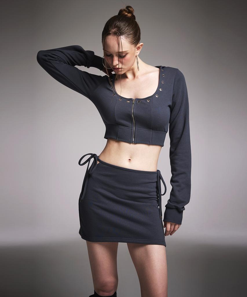 Eialyu Strap Mini Skirt