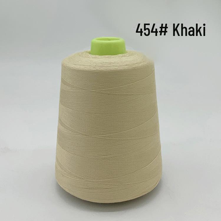 High-Speed 8000-Yard Black & White Sewing Thread - 402 Flat Pagoda Thread for Clothing