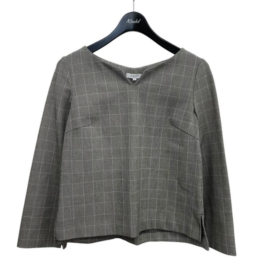 PLST Check long sleeve shirt 12-9408007 Olive Size: S