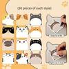360 Adorable Sticky Notes Featuring 4 Assorted Designs, Perfect for Creative Journaling And Various Note-Taking Situations