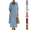 Women's  Loose Comfortable Fashionable Cotton Linen Two-Piece Dress