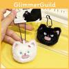 And Playful Fun Fluffy Plush Keychain Featuring Adorable Cartoon Design Pet