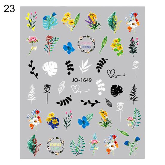 Nail Art Sticker Eye-catching Strong Stickiness Paper Colorful Fingernail Sticker DIY Nail Art