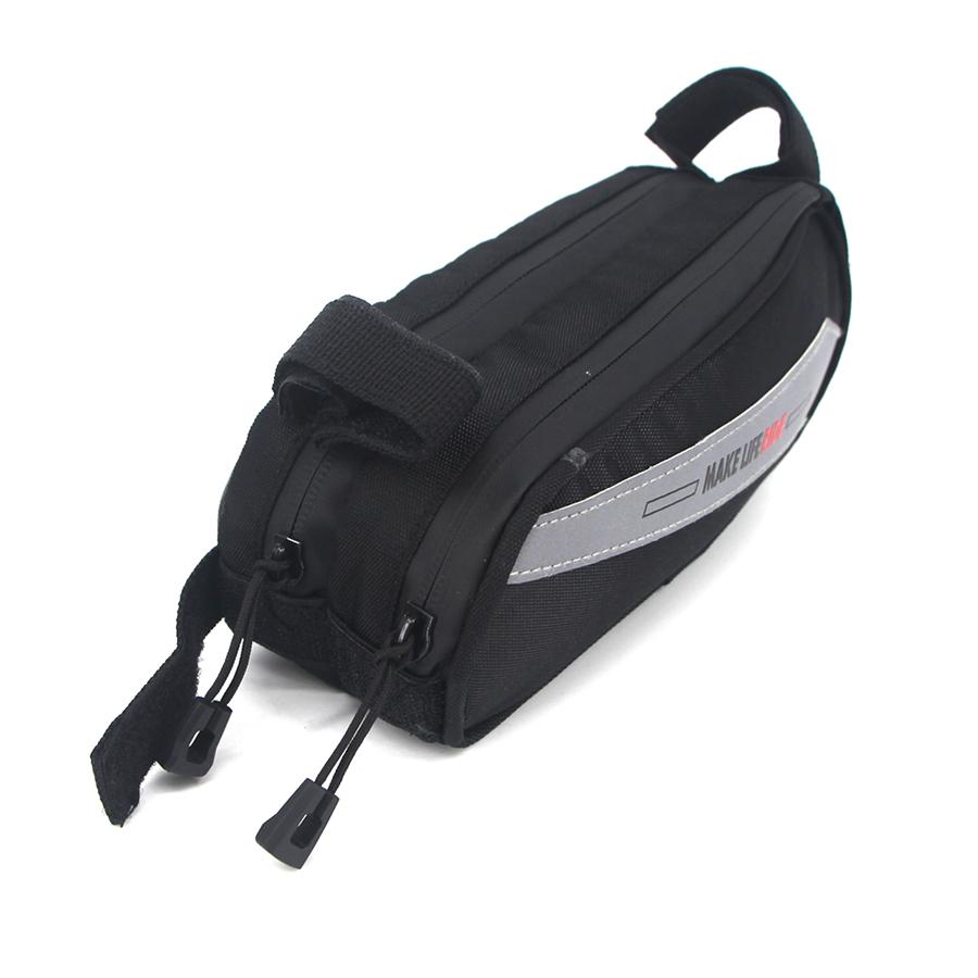 2x Motorcycle Saddle Bag Saddlebag Tool Bag For BMW Suzuki Kawasaki Yamaha Honda