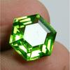 Certified Natural Peridot Green Fancy Hexagon Cut 10+ Ct Fabulous Gemstone
