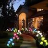 High Quality Solar 5-head Rose Lamp for Outdoor Garden, Courtyard, Lawn Floor Decoration, Waterproof Landscape Light