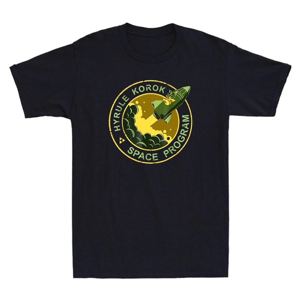 Space Exploration Hyrule Korok Space Program Funny Geek Gift Retro Men s T-Shirt XS