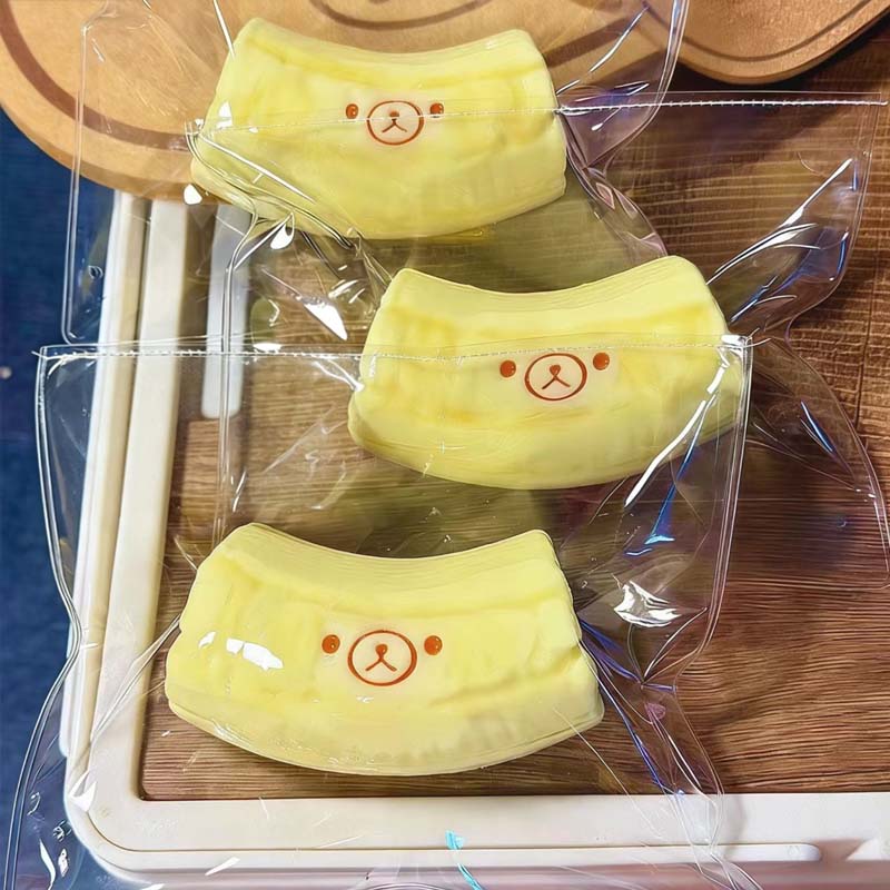 Banana Bear Squishy Slow Rising Super Soft Stress Toys Cute Squishy Office Decompression Toys Silicone Squishy For Adults