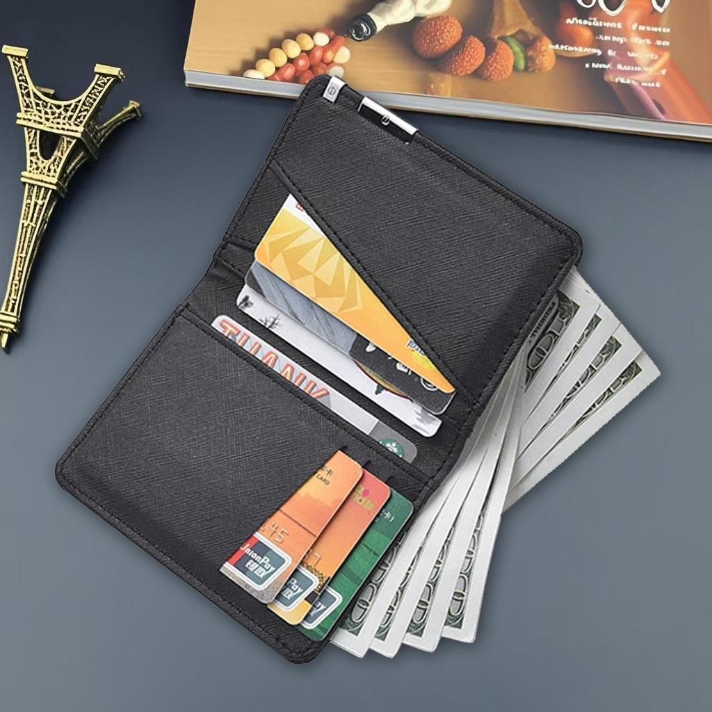 Men's Ultra-Thin Korean Style Wallet: Large Capacity, Multi-Card Slot, Casual Coin Purse.