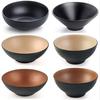 Japanese Style Black Frosted Melamine Noodle Bowl