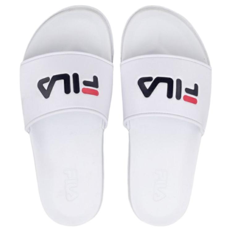 Fila Slick Tender Slide Slippers Unisex White 1SM00564E-100