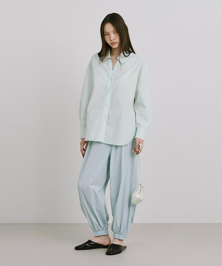 Bundercammer Shirred Moon Jar Pants_Light Blue