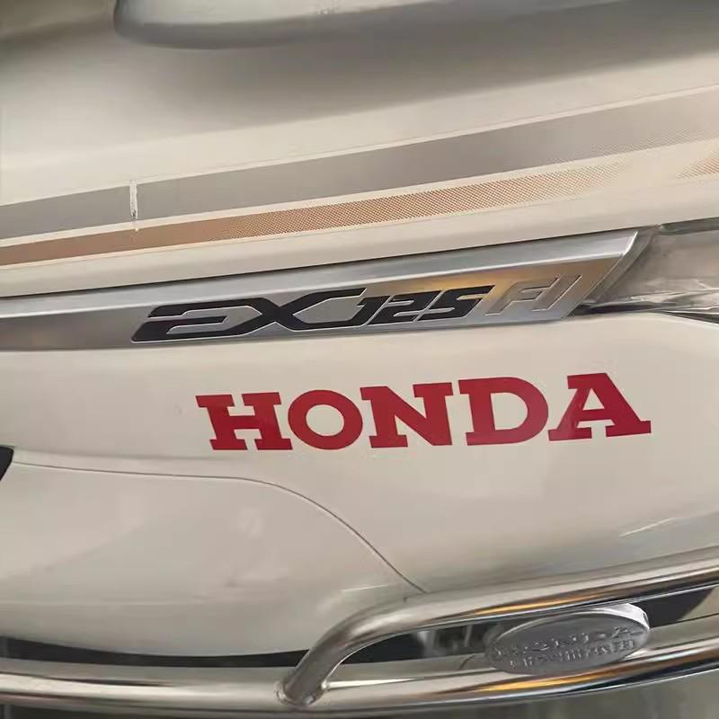 "Honda English Letter Stickers for Electric Motorcycles, Waterproof & Creative Body Decor".