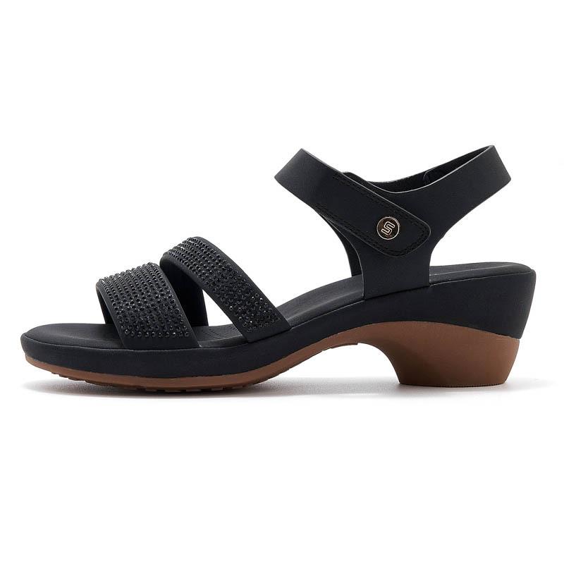 

New Fashionable Anti-slip Women s Shoes with Wedge Heels and Flip-flops 42 чорний