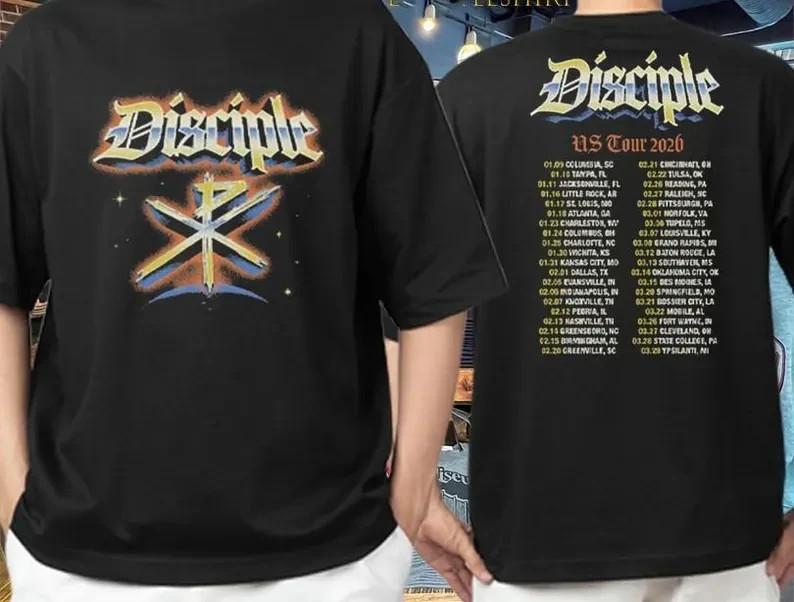 Disciple Us Tour 2026 Dates T-shirts Unisex T-Shirt XXL