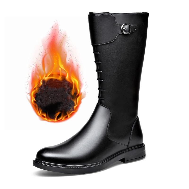 

Модные мужские роскошные модные высокие мотоциклетные ботинки черные модные оригинальные кожаные ботинки осень-зима для верховой езды крутые длинные рыцарские ботинки 8.5