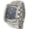 BVLGARI Assioma Watches AA48SCH Silver blackDial Stainless Steel Mechanical Automatic Chronograph mens Used